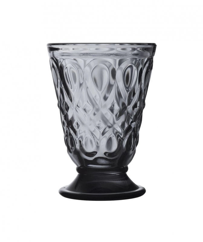 La Rochere Lyonnais Bicchiere Antracite - Eleganti bicchieri in vetro pressato