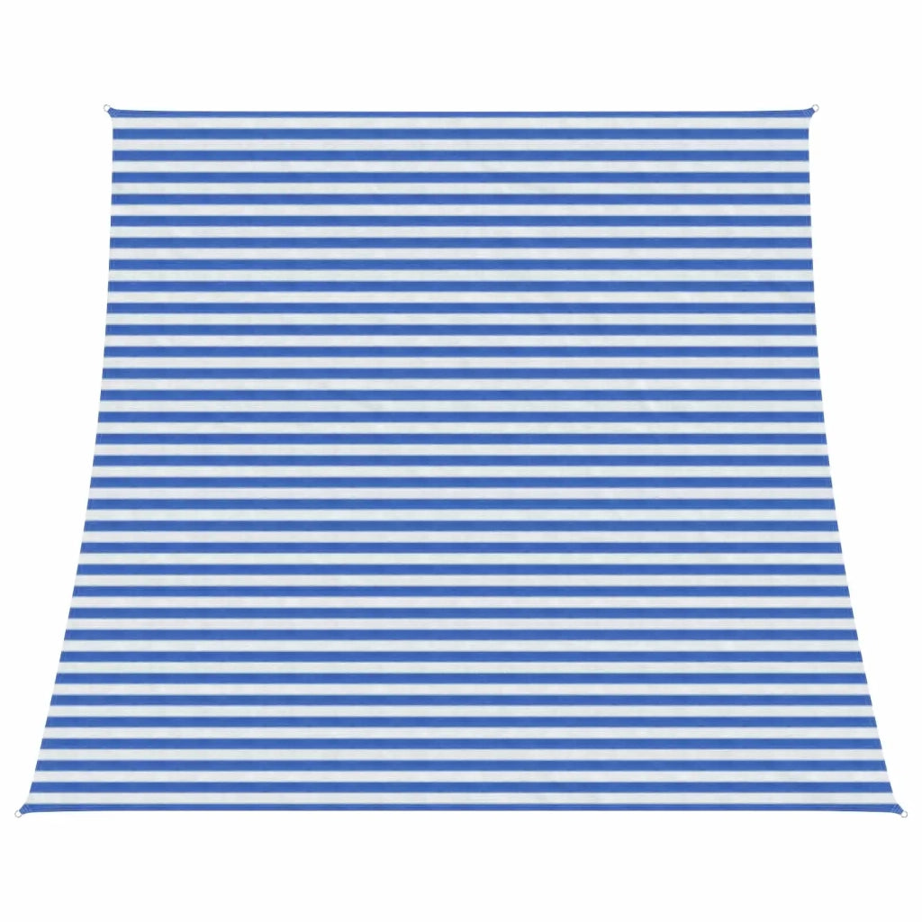 Telo Ombra Blu e Bianco 4 / 5 x 4 m HDPE 42032924