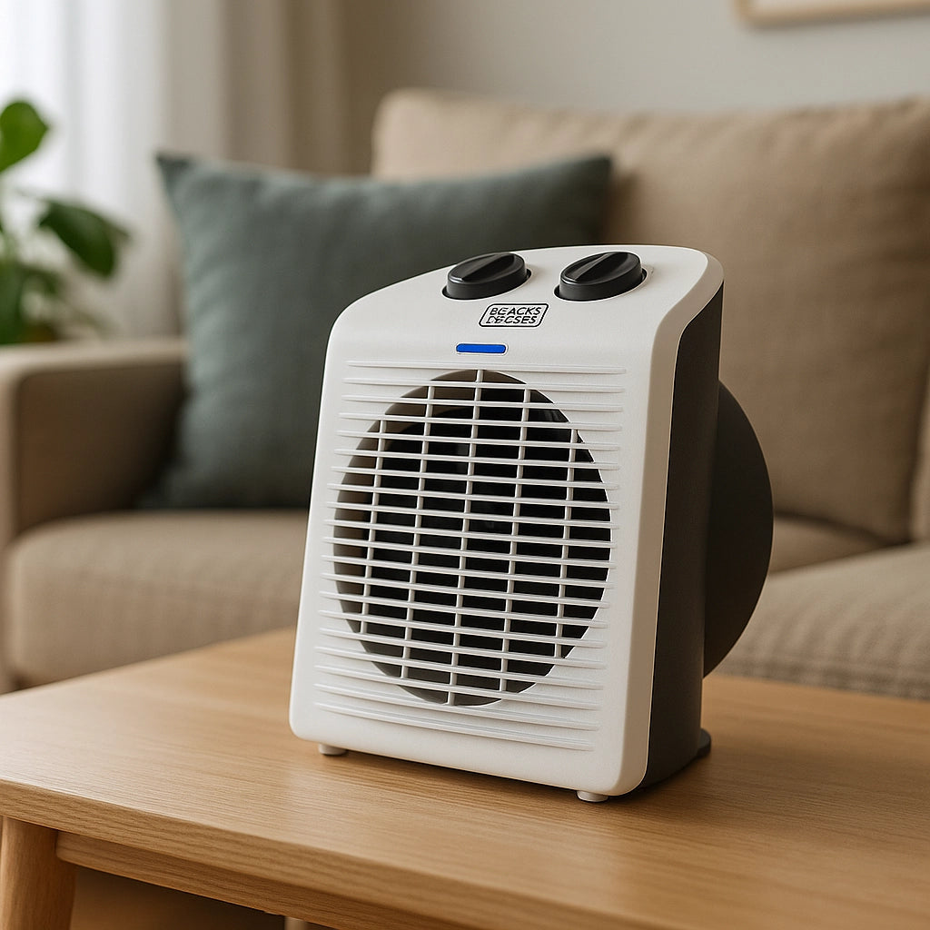 TERMOVENTILATORE STUFA ELETTRICA SCALDABAGNO BLACK & DECKER IP21 MOD.BXSH2000E