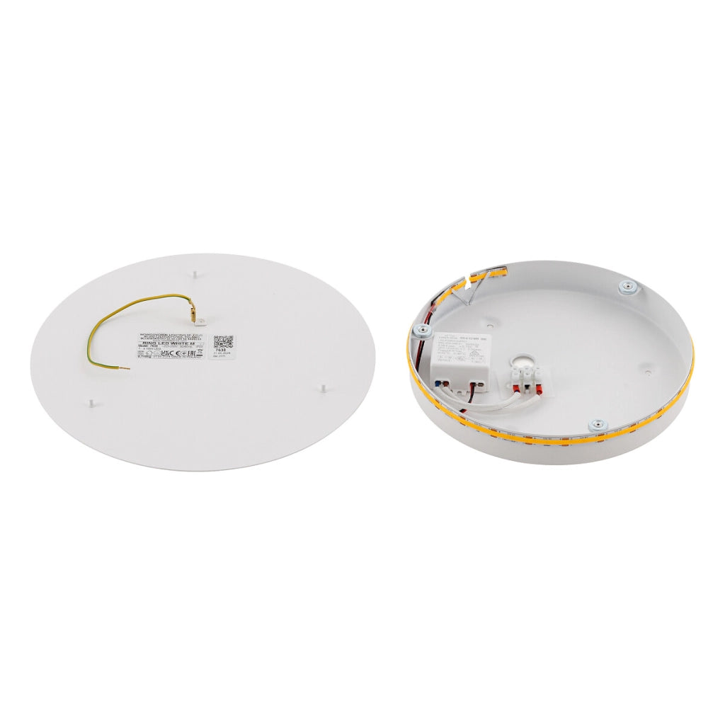 Applique LED Nowodvorski Ring bianca in metallo 25 cm