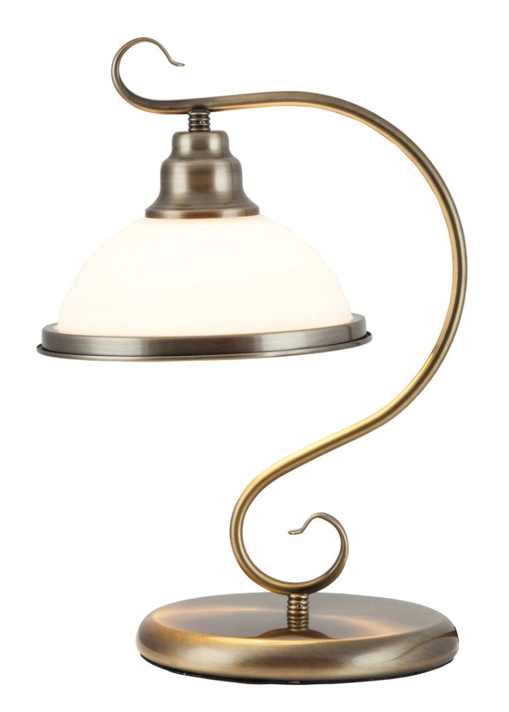 Lampada da tavolo classica bronzo Rabalux Elisett E27