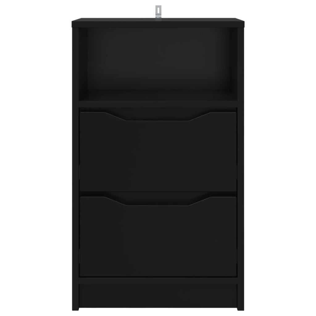 Comodini 2 pcs Nero 40 x 30 x 467 cm Legno multistrato 888910