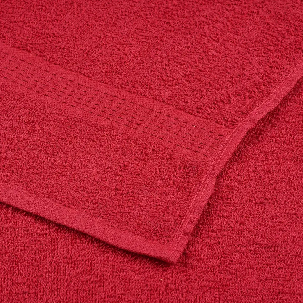 Asciugamani da doccia FROGN 2 pezzi Rosso 70x140 cm 360 g/m2