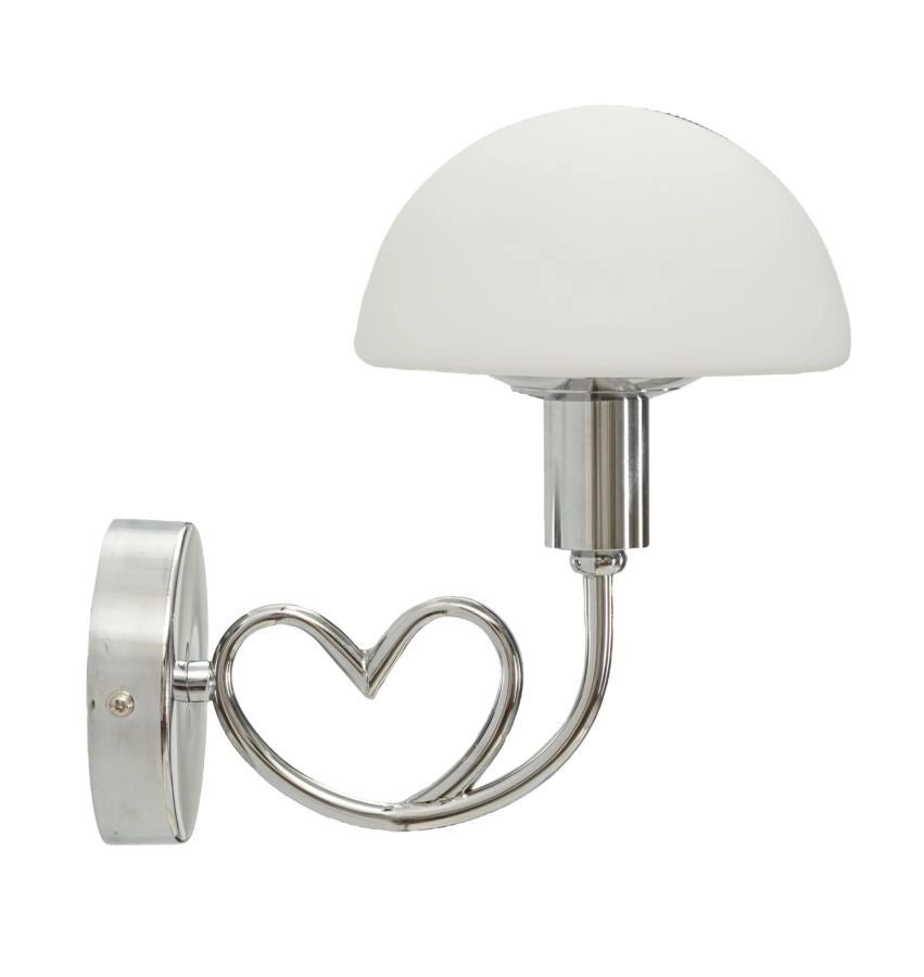 LAMPADA DA MURO LOVY SILVER CM 23X15X22