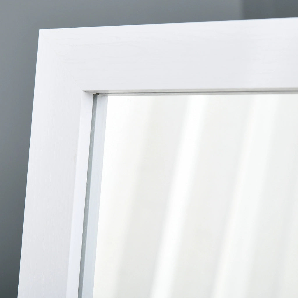 Specchio da Parete a Pieno ¨C Minimal ¨C Bianco 37x37x154 cm