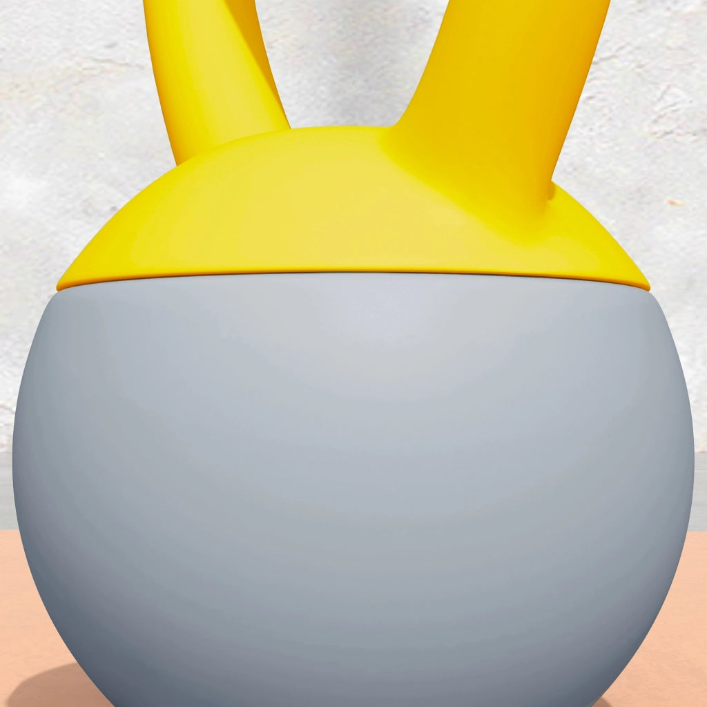 Kettlebell ¨C zephmum ¨C 10kg, grigio e giallo