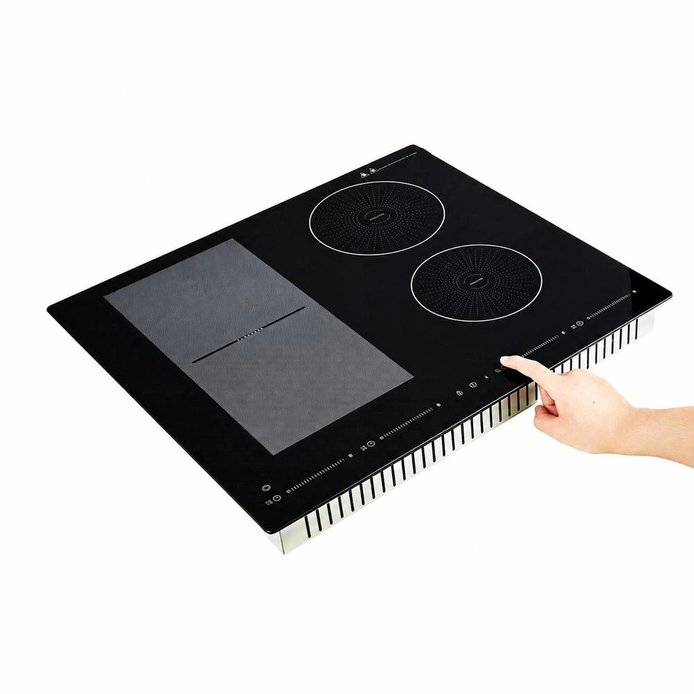 Piano Cottura Induzione Incasso 7200W 4 Bruciatori 590x520mm Blocco Bambini Vetroceramica Cucina