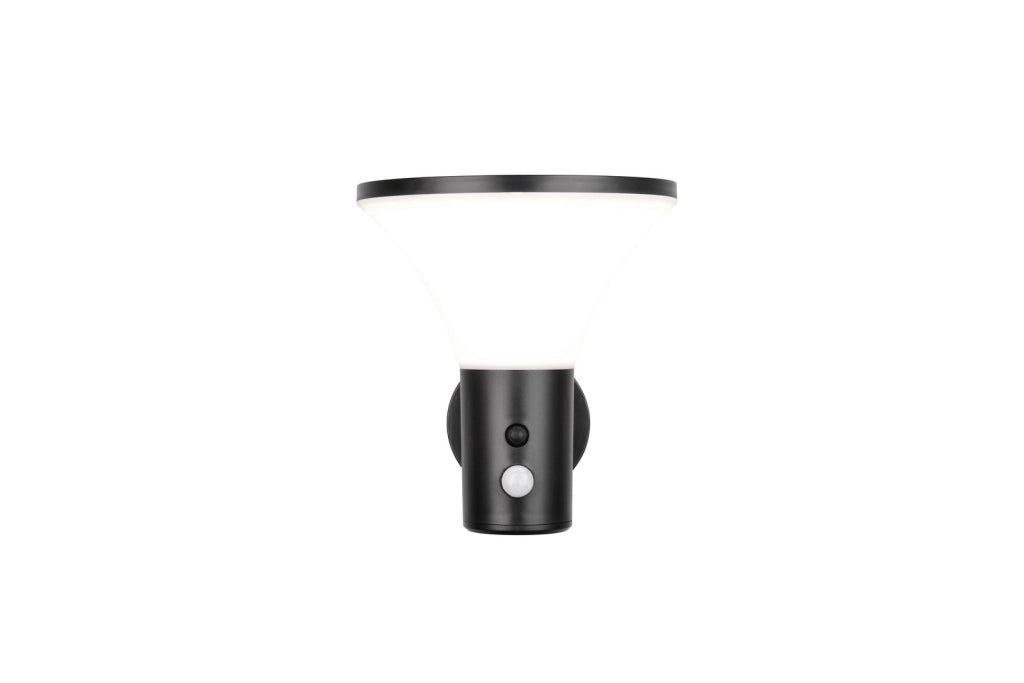 Applique esterna solare ibrida LED IP44 nera GORDA RL