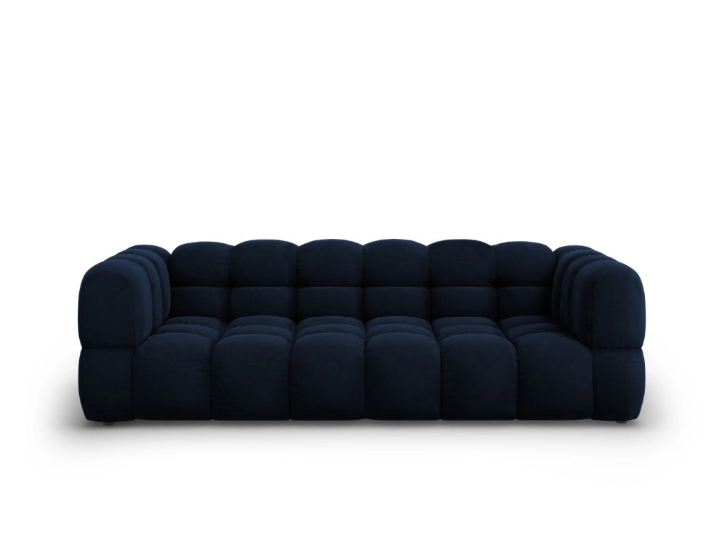 Cosmopolitan Design - Divano modulare "Sky" 4 posti in velluto blu reale 
