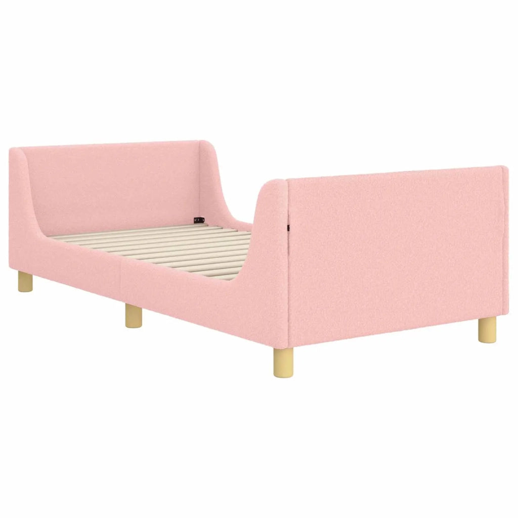 Struttura letto bambini con testata Rosa 90 x 190 cm
