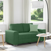 Divano Divanetto-Sofa Verde Scuro 120cm Tessuto di Velluto a Coste