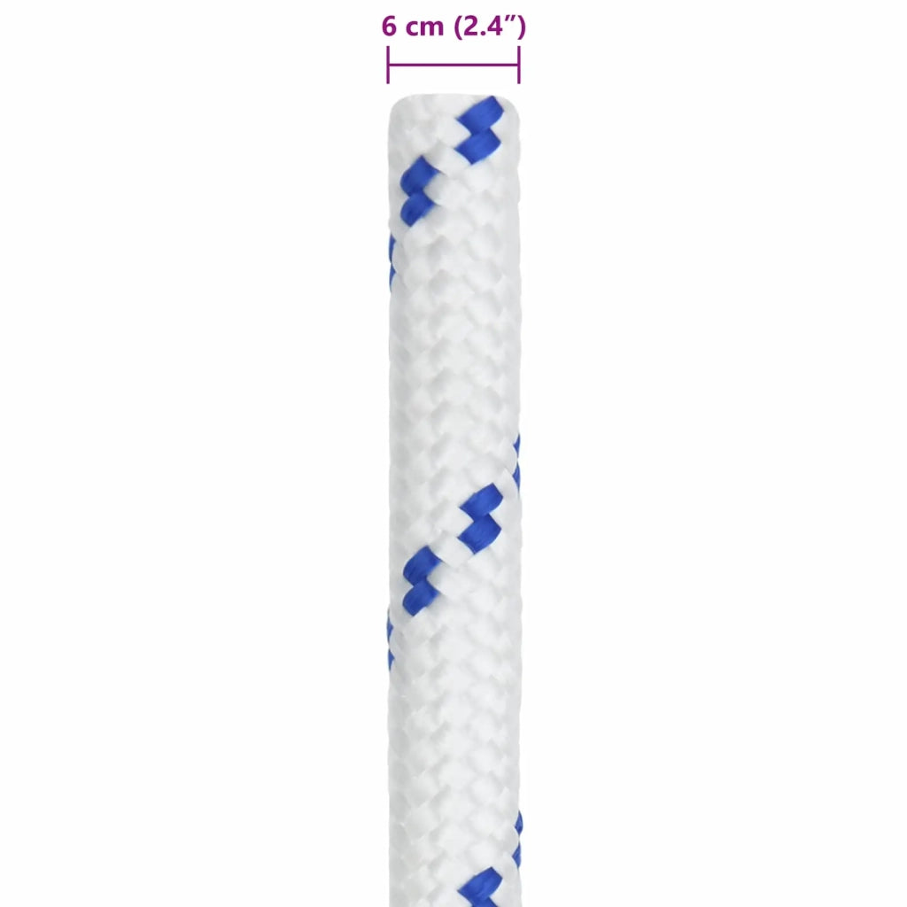 Corda da Barca 10 m 6 Bianco e Blu PP 42029556