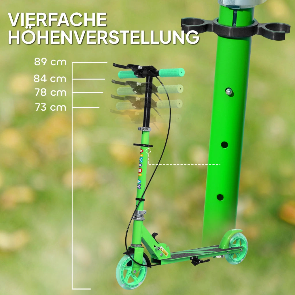 Monopattino per bambini ¨C Minimal ¨C Verde, metallo, pieghevole