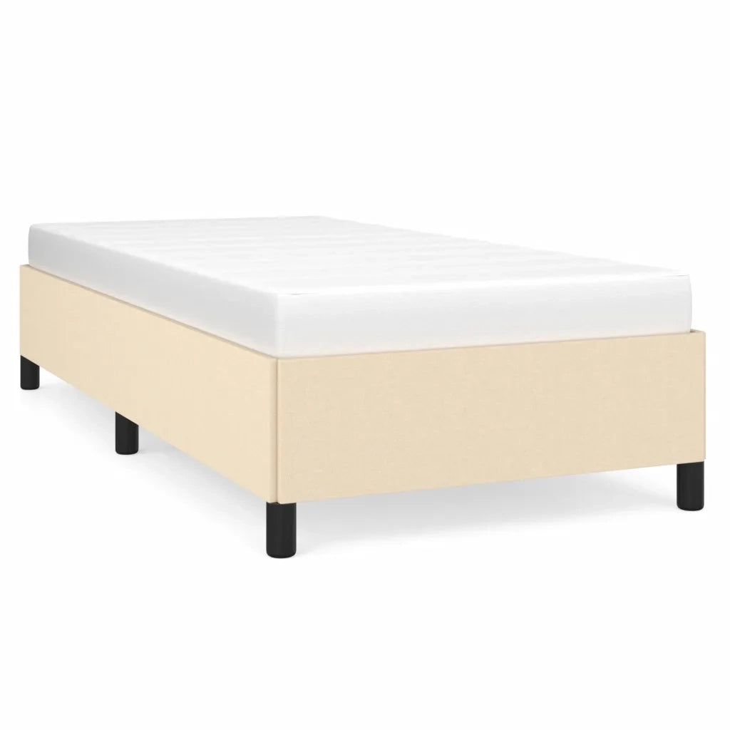 Giroletto senza Materasso Crema 90x190 cm in Tessuto 347031