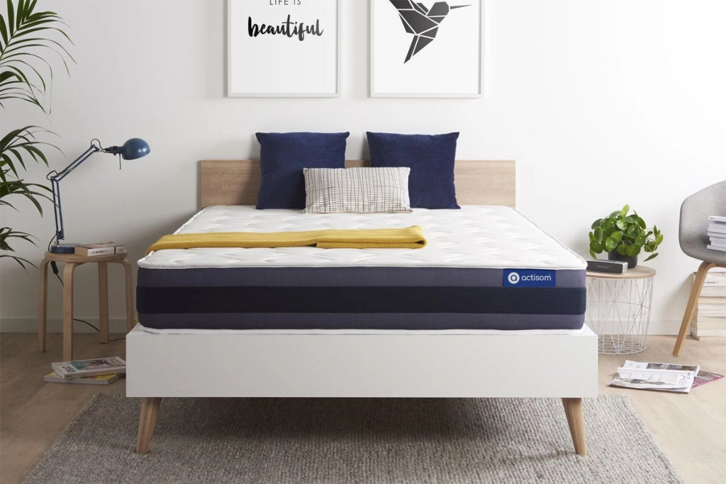 Materasso matrimoniale Actilatex morpho 160x200cm - Spessore : 24cm - Lattice e memory foam - Bilanciato