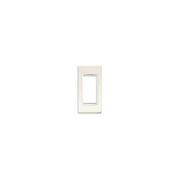 VIMAR EIKON - PLACCA CLASSIC 1M PANNELLI BIANCO ARTICO