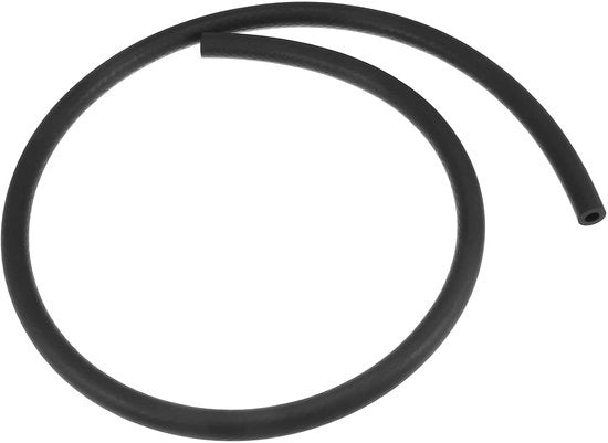 Verdunatore a riscaldamento in gomma flexibile - 1 m - Diametro interno 8 mm - Resistente al calore - Resistente alle intemperie