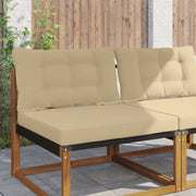 Cuscino per divano da esterno 2 pcs Beige Poliestere 900900