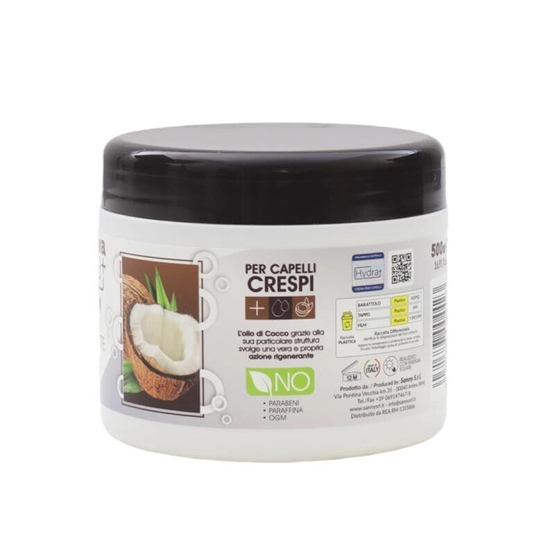 MAURY'S PROFESSIONAL CREMA RISTRUTTURANTE CAPELLI CRESPI CON OLIO DI COCCO 500ML SENZA PARABENI ANALLERGICA