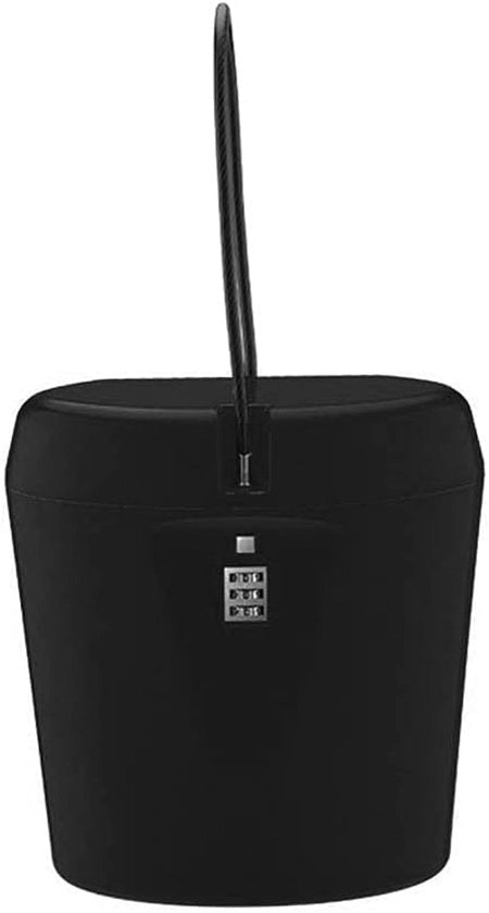 Mini cassaforte per interni ed esterni - Portatile e trasportabile - Nero