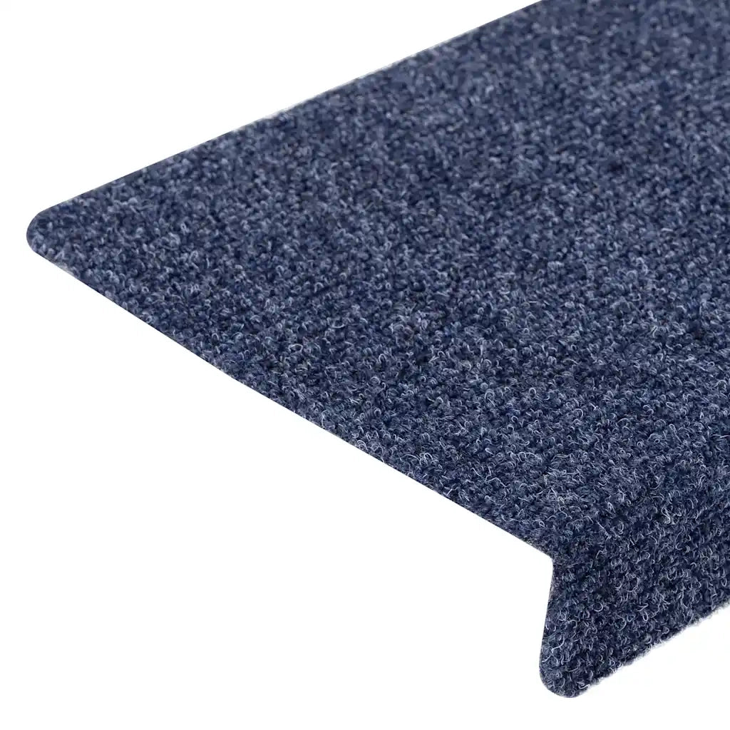 Tappetini per scale autoadesivi 20 pz 65x21x4 cm Antracite Bordo rettangolare 3365720