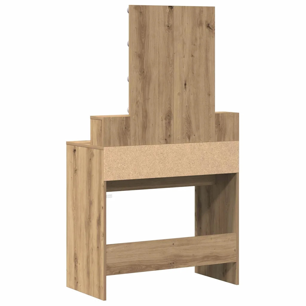 Tavolo da Trucco rovere artigianale 80 x 41 x 144.5 cm 862301