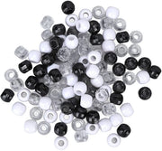 Ciondoli per Capelli 100 Pezzi - Plastica/Smalto - Multifunzionale
