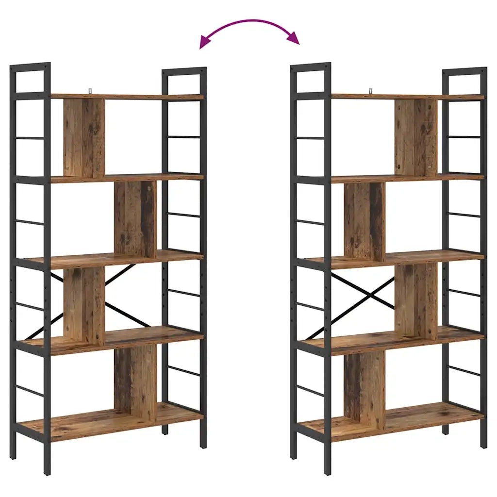 Libreria Legno vecchio 75 x 30 x 156 cm Legno multistrato 883962