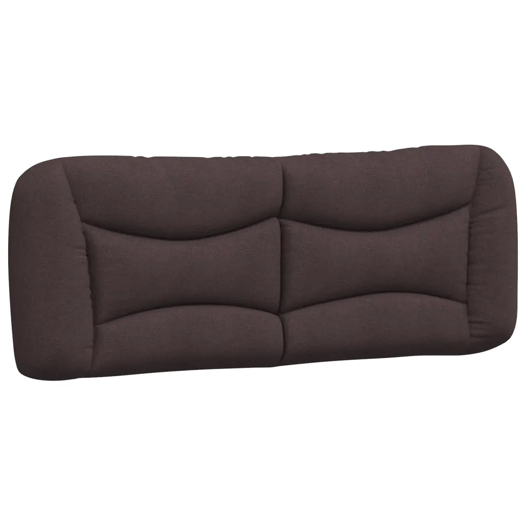 Cuscino Testiera Hvar Marrone Scuro 120 cm in Tessuto 374564