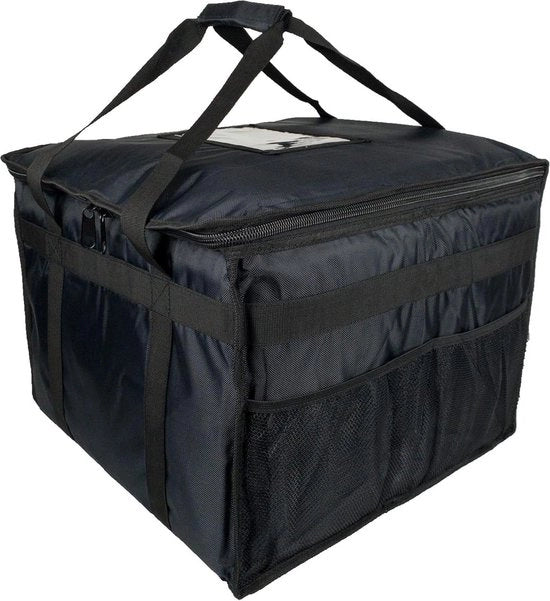 Borsa di consegna - Pizze calde termicamente isolate - 45x45x35cm - Nero