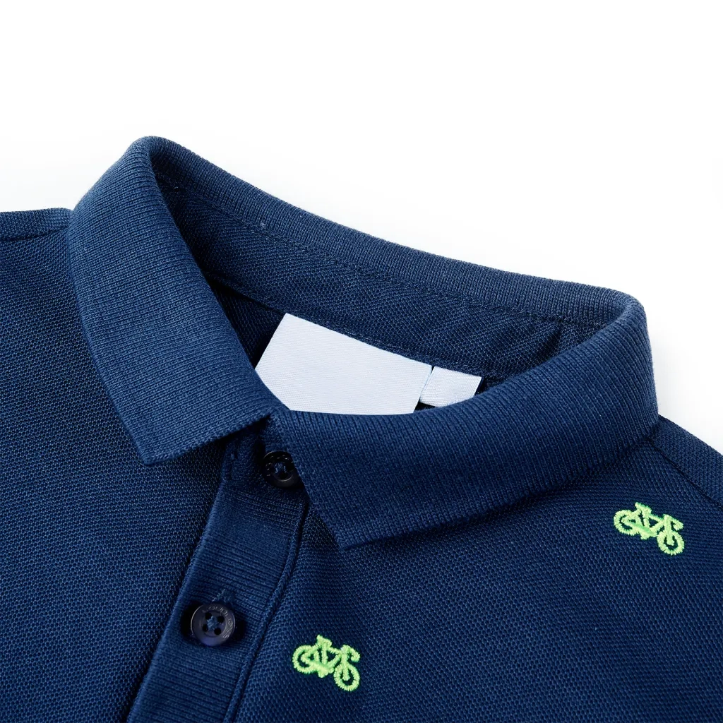 Polo da Bambino Blu Marino 116 12161