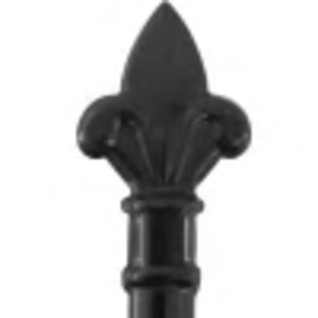Cancello per recinzione Woerden Doppia porta con punta superiore 299,5x199,5 cm 146028
