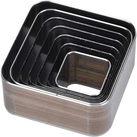 Set di punte in pelle - 7 pezzi - Alta qualità acciaio - Diverse misure 20mm/25mm/30mm/35mm/40mm/45mm/50mm - Manicotto - Facile da usare - Forma tagliente