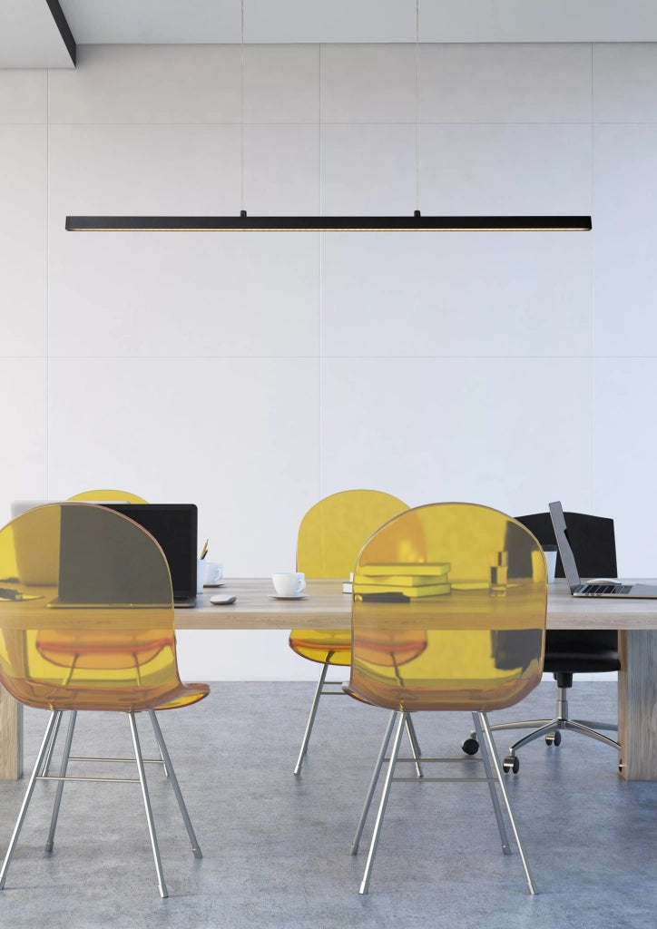 Lampada a sospensione moderna nera 120cm Lucide Sigma LED 30W