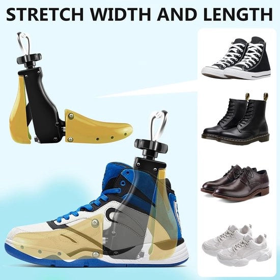 Scollo e Forma per Scarpe - Adattabile per Unisex - Giallo