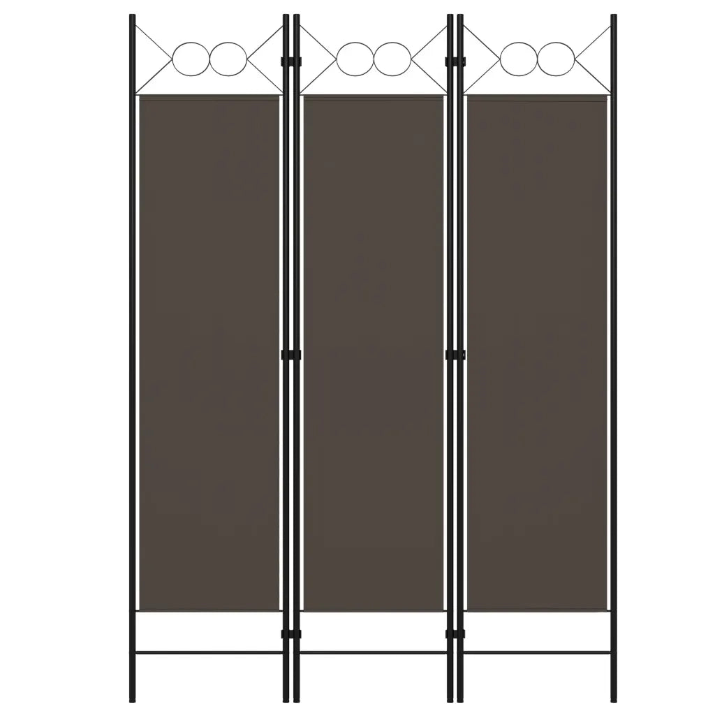 Paravento a 3 Pannelli Antracite 120x180 cm 320701