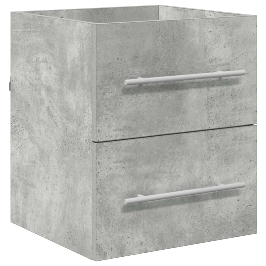 Armadio sottolavello-Mobile sottolavello Grigio cemento 38,5 x 41 x 48 cm