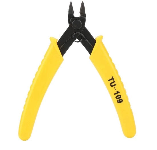 Taglierini elettronici per cavi - Precisione - Trimmer manuale - 13 cm - Per tagliare con precisione - Adatto per cavi - Blu