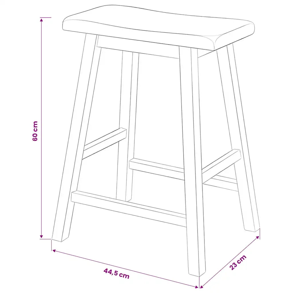 Set da Bar 3 pz in MDF Nero 245363