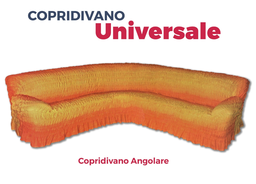 Copridivano Angolare Universale Arricciato Holly - Angolare - Holly