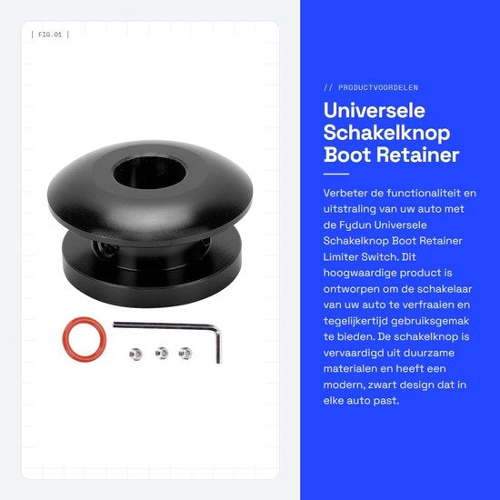 Commutatore Universale per Auto - Limitatore di Blocco - Schermo di Ritenzione - Nera - Commutazione affidabile - Ideale per Barche - Compacto