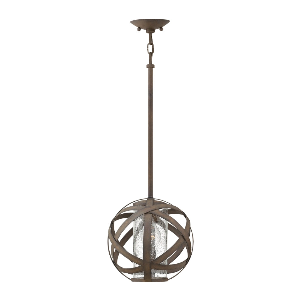 Lampada a sospensione esterna Vintage Ferro E27 40W Hinkley