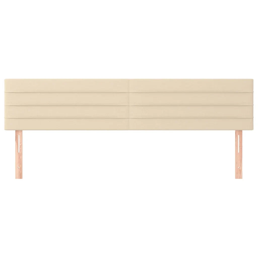 Testiera | Testata Crema 180x5x78/88 cm in Tessuto