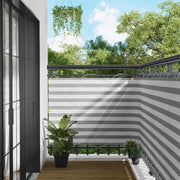 Schermo da balcone Grigio chiaro e bianco 120 x 800 cm 42030962