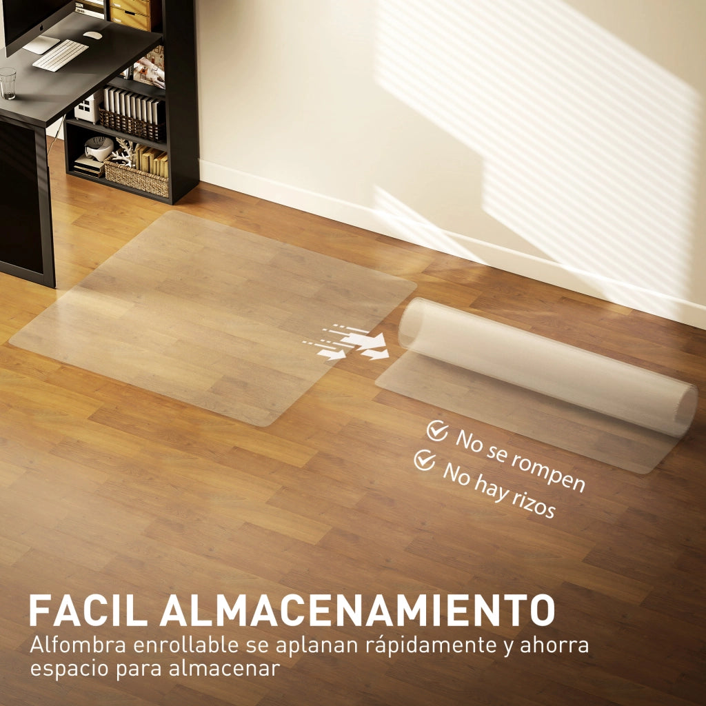 Tappetino Protettivo per Pavimento ¨C Minimal ¨C 120x120 cm Trasparente