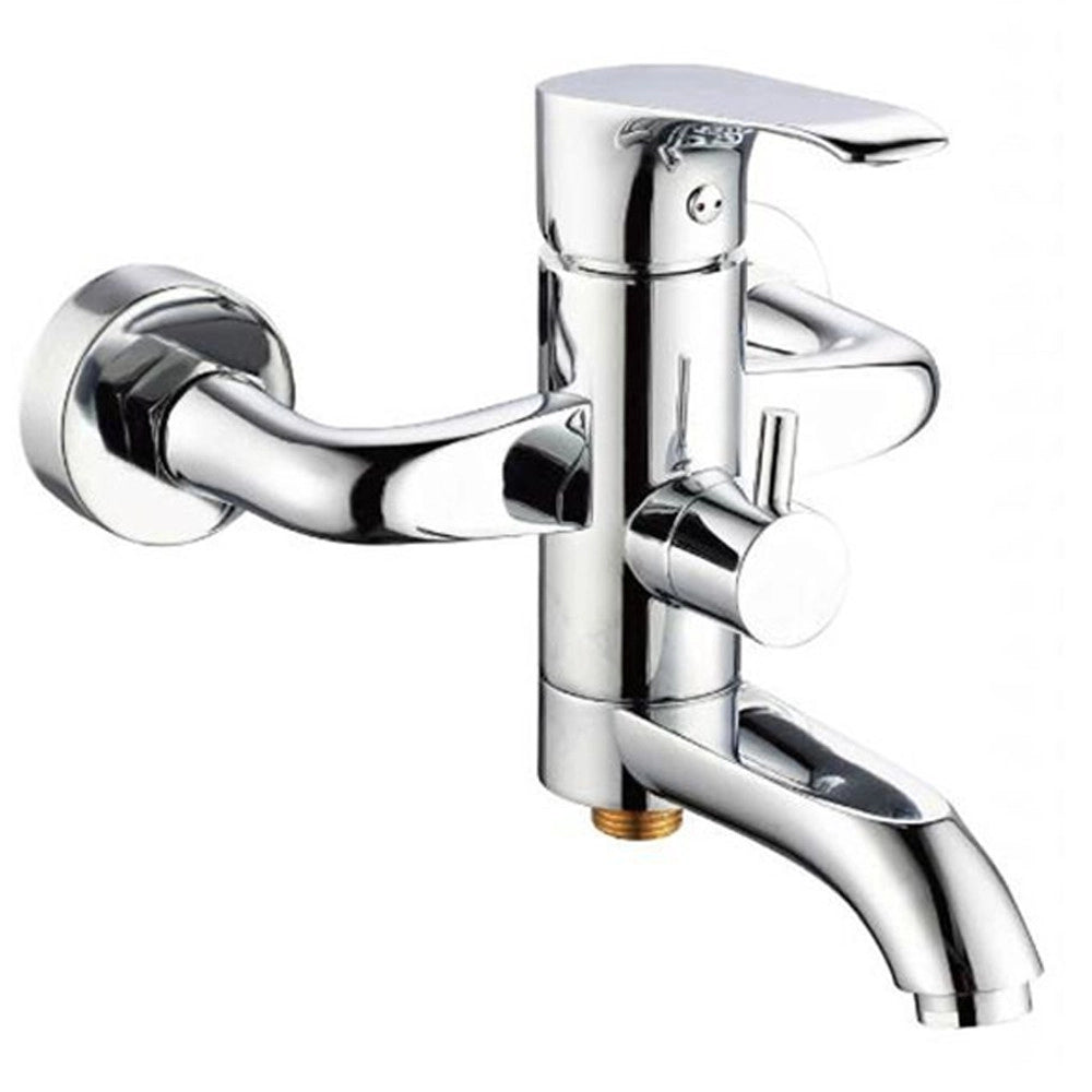 Trade Shop - Rubinetto Miscelatore Per Vasca  52791 Monocomando Monoforo Rubinetteria -