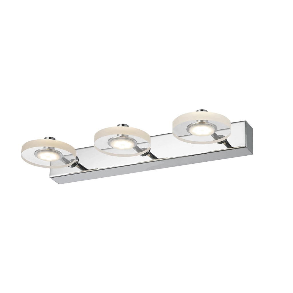 Applique Italux Harmony MB1225/3 LED 3 luci 3000K cromo