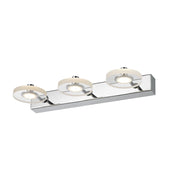 Applique Italux Harmony MB1225/3 LED 3 luci 3000K cromo