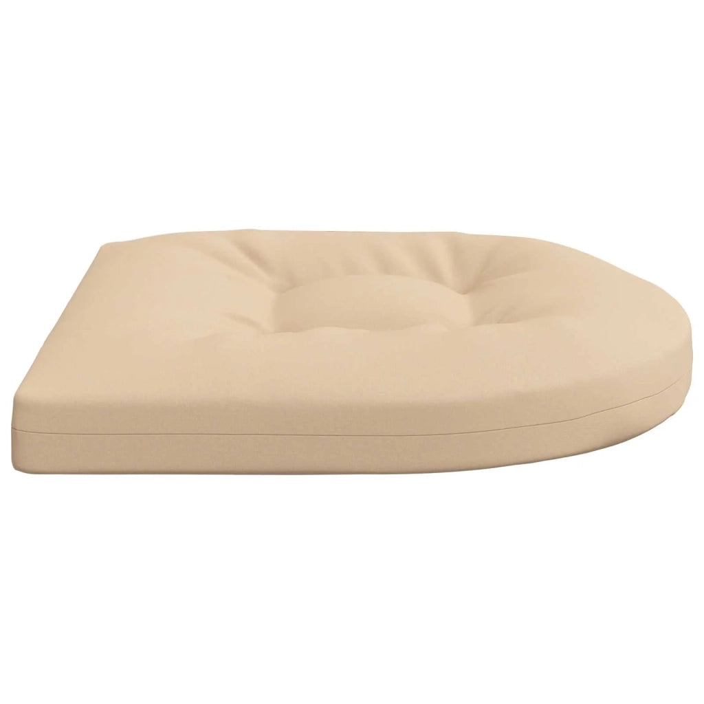 Cuscini per Sedia in 4 Pezzi 4 pz 100% Poliestere Crema 945321