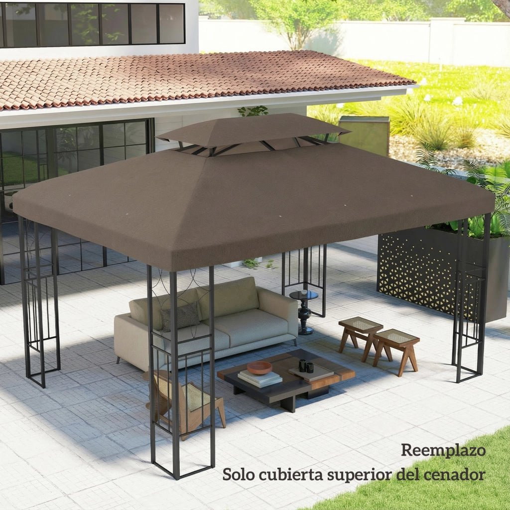 Toldo ¨C Minimal ¨C Marrone 4x3 m